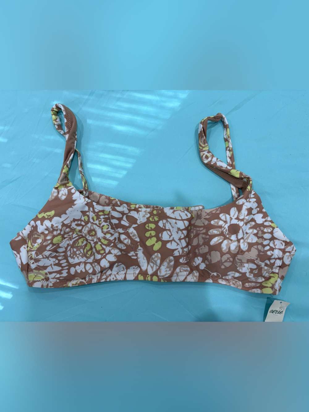 Aerie Floral Bikini Top